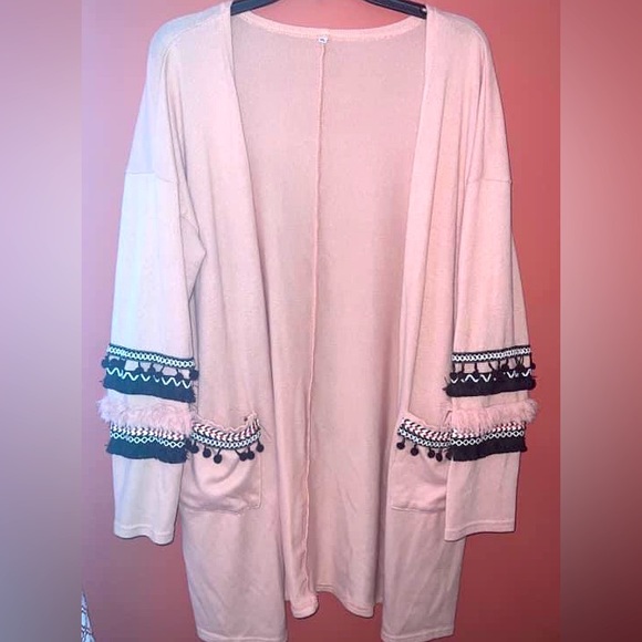 Pink Boho Sweater - Picture 1 of 1